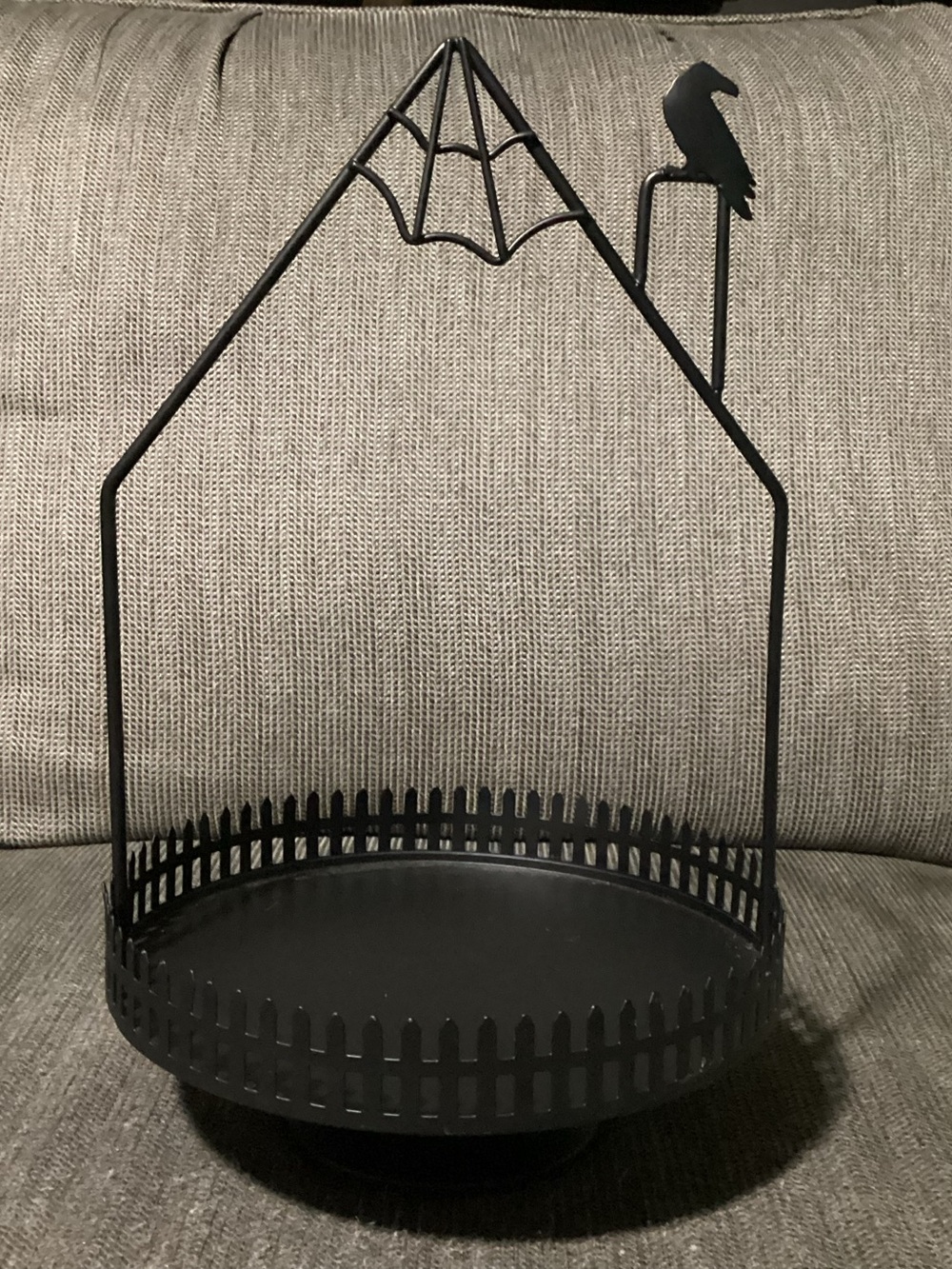 Target Hyde & EEK! Metal Tray Black Haunted House Halloween Decorative